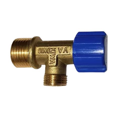 Rubinetto di arresto per cassetta incasso tipo Geberit attacco 1/2 x 3/8 Made in Italy
