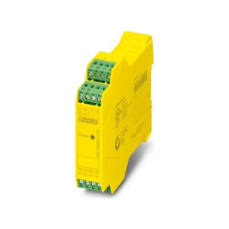 Relais de sécurité Phoenix Contact, 24V, 1, 2 canaux, 5 contacts de sécurité ( Prix pour 1 )