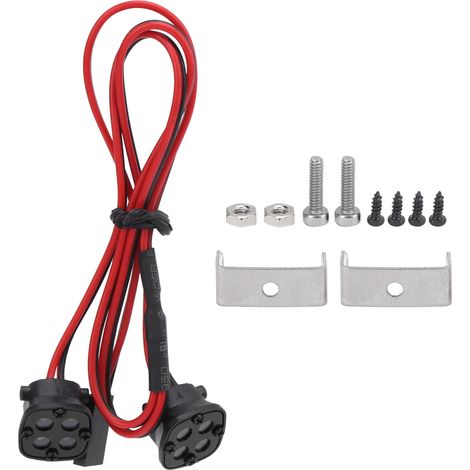 Barre de toit LED 8 spots universelle et robuste pour voiture RC tout-terrain, projecteur de toit noir pour modèle de climbing (1/5)