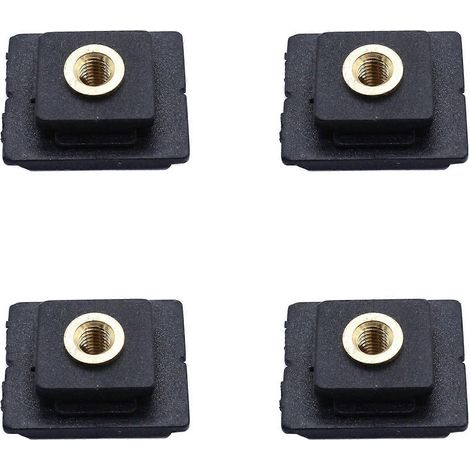 4X Tuerca de soporte de montaje de faro delantero con clip 63122752224 para Mini R60 R55 R56 R61 Countryman()