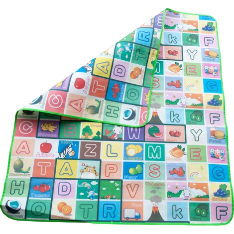 LL62 GRAND TAPIS ÉDUCATIF EN MOUSSE DOUBLE FACE 180x180cm LETTRES (1/4)