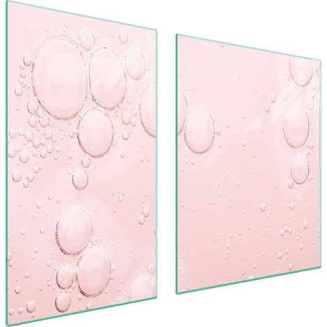 Glasplatte und Schneidebrett 100x52 rosa (1/5)