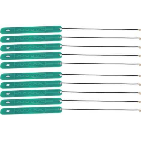 10 Pièces Antenne WiFi Interne 2.4G 5.8G Haute Gain Dual Band pour Routeur PCB001 (1/5)