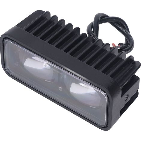 Feu de sécurité à LED double lentille pour chariot élévateur, robuste, haute luminosité, lampe de signalisation droite, 12 V CC, rouge. (1/5)