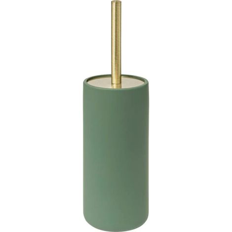 Brosse WC Design "Duo" 35cm Vert