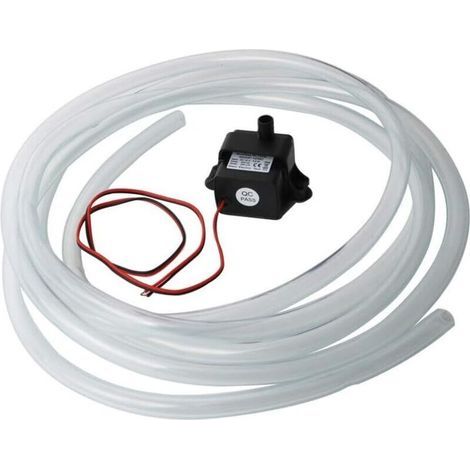 Mini-Bürstenlose Wasserpumpe, ultraleise für Aquarium/Teich/Brunnen etc. (+mit 3 m langem PVC-Wasserschlauch) (1/4)