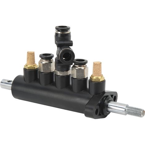 Pédale de valve pneumatique pour démonte-pneu, 5 voies, alliage d'aluminium, entraxe 36mm, pièce de rechange universelle (1/5)