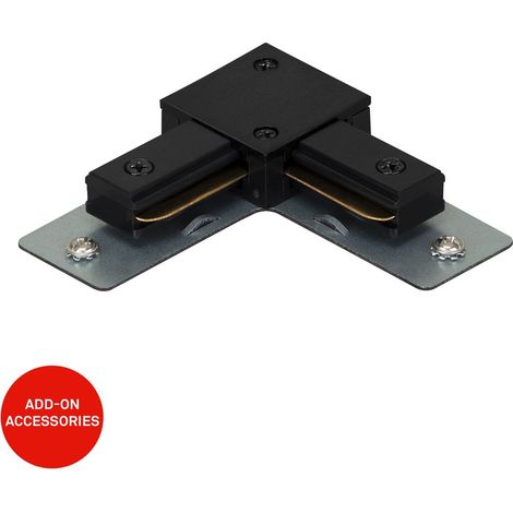 Briloner Rail Schienensystem, Zubehör, Erweiterungskomponente, Schwarz, 8,6 cm