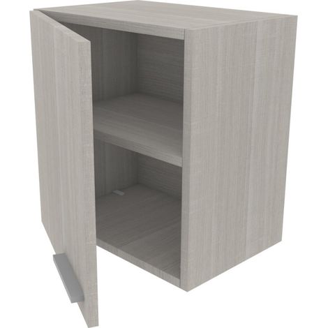 Libreria pensile moderna con anta - Design minimalista e montaggio rapido - Rovere rock