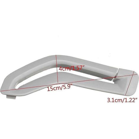 2x Para S60 S80 V70 Xc90 Anillo guía del retractor de cinturón izquierdo Selector de cinturón Embellecedor de cinturón 3996 SZRH (1/4)