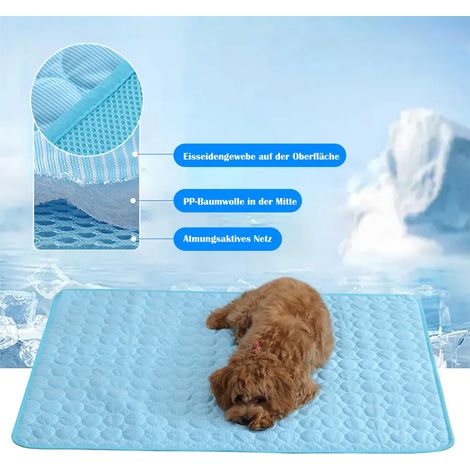 Tapis rafraîchissant pour chiens, tapis rafraîchissant antidérapant pour animaux de compagnie, tapis rafraîchissant pour chats, lit rafraîchissant pour animaux de compagnie pour une utilisation intéri (1/5)