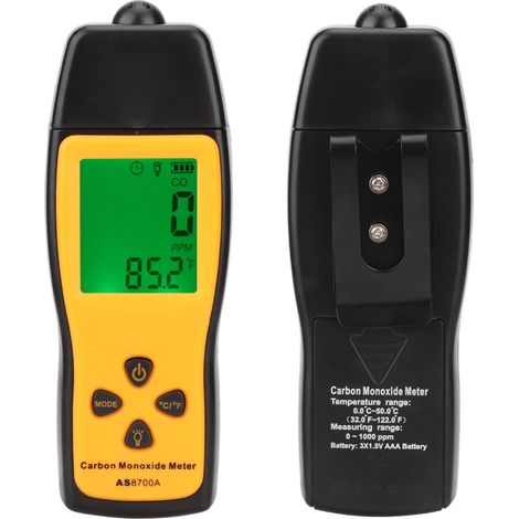 SMARTES SENSORT Handliches Kohlenmonoxid-Messgerät Hochpräzises CO-Gasmessgerät Monitor-Detektor Anzeige (1/5)
