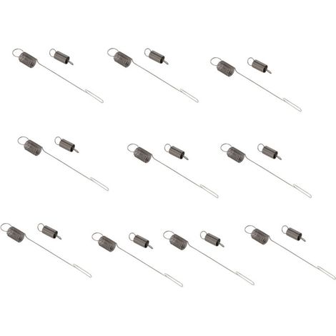 Accesorios para cortacésped y motosierra 790849 699056 Resorte del regulador compatible con Briggs & Stratton - Paquete de 10 -Crezuo