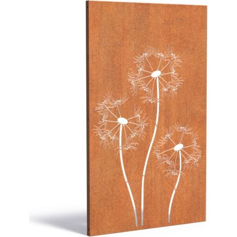 Adezz Paneel Nature CPN5 Gartenpaneel Sichtschutz Paneel Cortenstahl Deko Wand 110x180 cm (1/5)