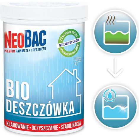 NeoBac Bio Rainwater per la purificazione dell'acqua piovana 500 g