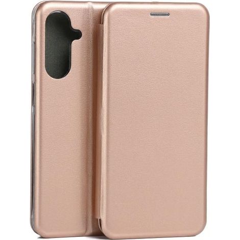 Funda magnética Beline Book para Samsung A26 5G, color oro rosa