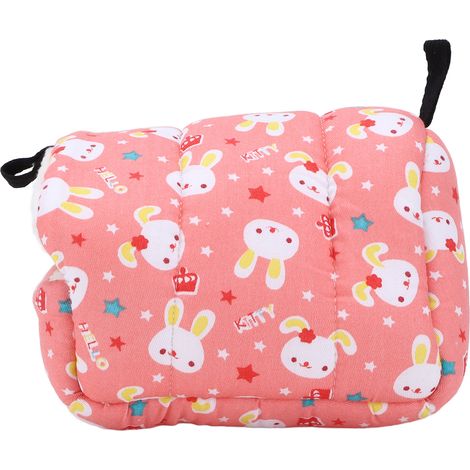 Hamac suspendu pour petits animaux, doux et confortable, pour hamster, lit d'hiver chaud en coton, 17 x 15 cm, rose (1/5)