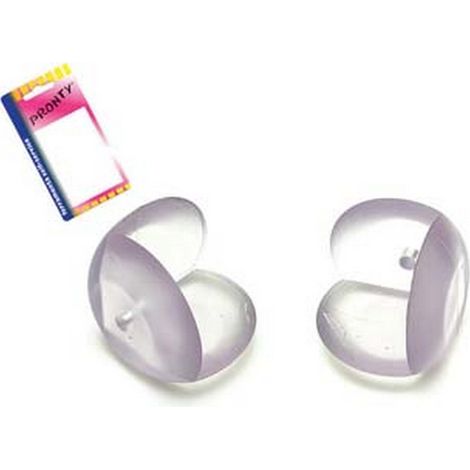 12BL PARASPIGOLO ANGOLARE ADESIVO TRASPARENTE - mm.33x33 - in bl.2 pz.