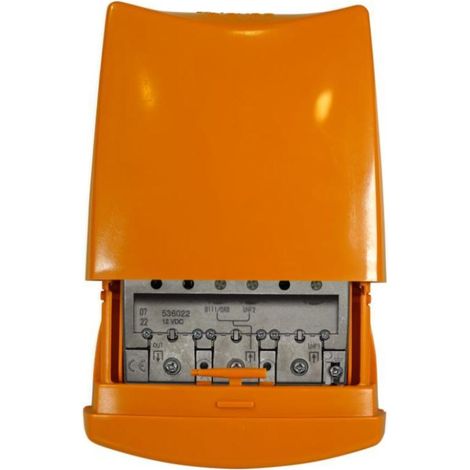 Amplificatore da palo televes di basso guadagno 2 ingressi 12v - 536022