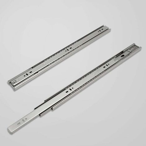 Guide per cassetti 2X-20X, XU, guide per cassetti con cuscinetti a sfera con chiusura ammortizzata e funzionamento silenzioso, 35 kg/45 kg 600 mm - KZQ (1/4)