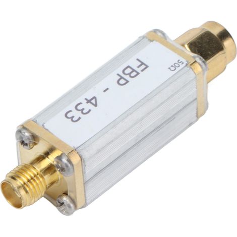 Bandpassfiltermodul, SMA-Schnittstelle, ultrakompakt, 50 Ohm, 433 (400–475) MHz, FBP-433 (1/5)