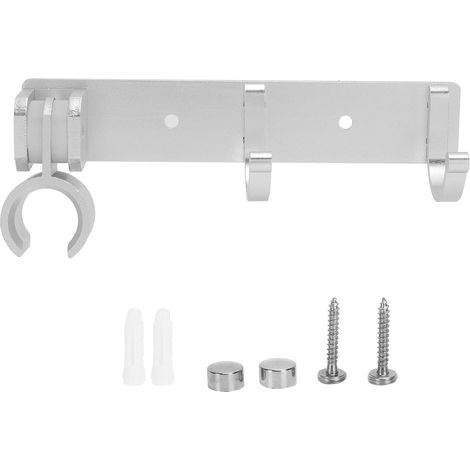 Support de pommeau de douche réglable avec crochet, fixation murale, organisateur de rangement pour accessoires de salle de bain, support de pommeau de douche, base de pommeau de douche, support de po (1/5)