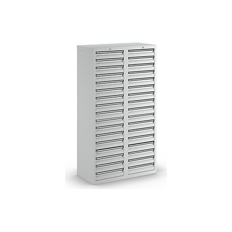Cajonera  H x A x P 1800 x 1000 x 500 mm  34 cajones de 100 mm
