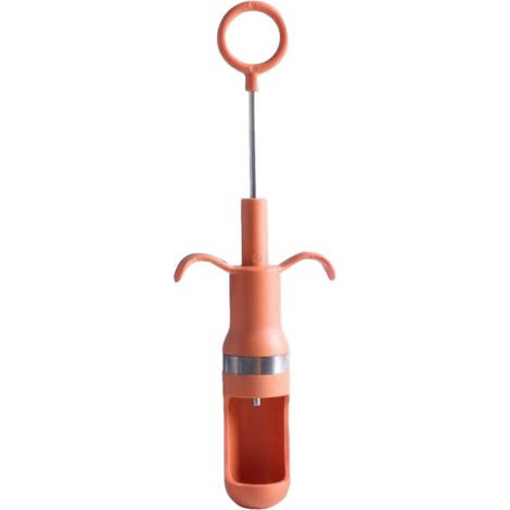 Dénoyauteur de jujube – Rouge – Outil multi-usage pour jujube, aubépine et cerise – Taille unique (1/5)