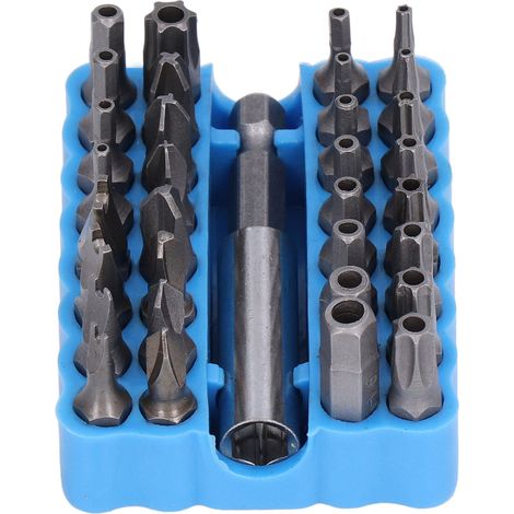 33 Pièces Embouts de Sécurité Hexagonaux 1/4" pour Outils de Réparation et Maintenance (1/5)