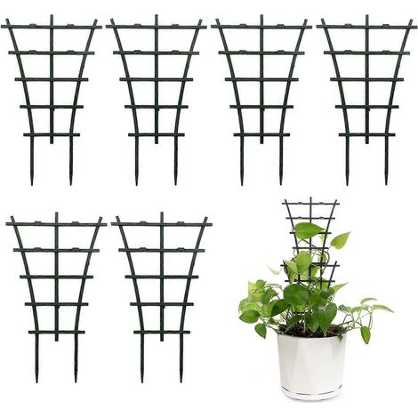 Filiyano-Treillis empilable pour plantes grimpantes d'intérieur, petit treillis pour plantes grimpantes en pot (1/4)