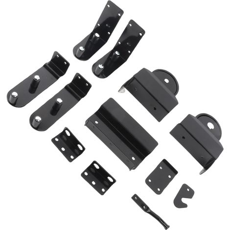 Kit de quincaillerie robuste pour portail coulissant, accessoires à roulement à billes pour portail coulissant stable et sécurisé (1/5)