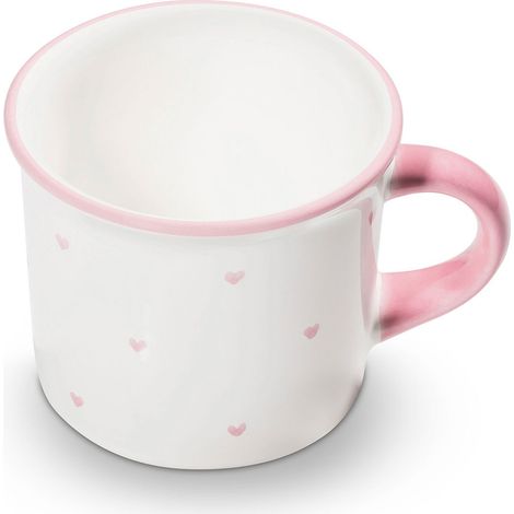 Gmundner Keramik Herzerl Rosa, Kaffeehäferl 0,24 Liter