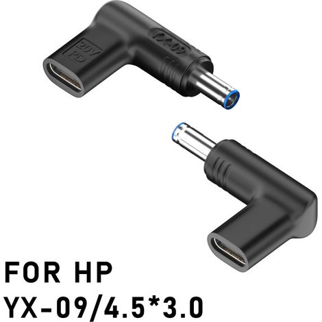 100-W-Netzteil (12–20 V) mit USB-C-Anschluss für HP-Laptops, 4,5 x 3,0 mm DC-Anschluss