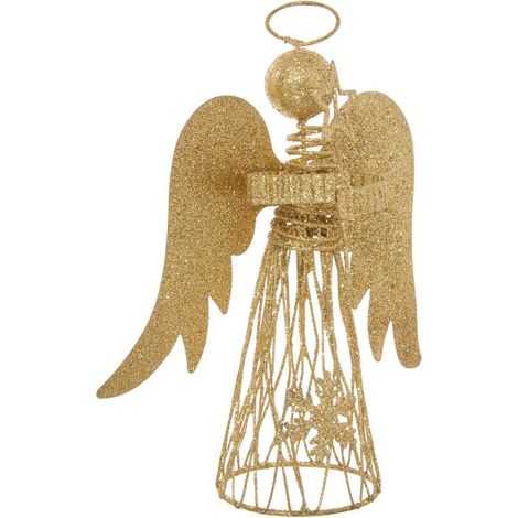 Cresta d'angelo dorata 20cm - Feeric lights & christmas