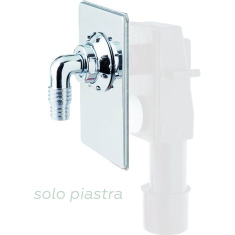 Piastra inox 110x160 mm - ricambio per art. M623 M6234 - -  WAVIN - -