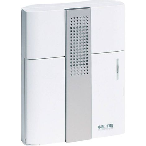 Grothe 43150 Suoneria 8 - 12 V 83 dBA Bianco, Argento