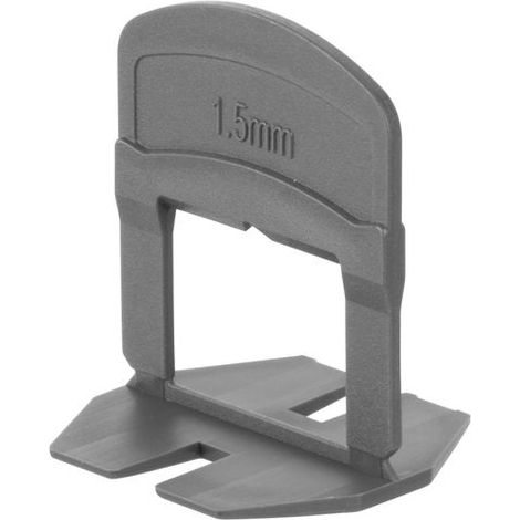Fliesenkreuz Strend Pro LS230T, Nivellierung, für Fliesen, 1.5 mm, Packung 300 Stk., grau Kunststoff