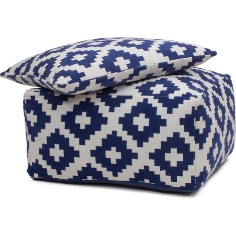 Pouf coussin set - 80 x 80 cm (1/4)