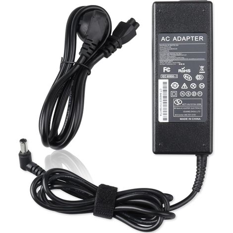 Adaptateur Secteur 90 W pour Ordinateur Portable, Compatible avec Sony VAIO PCG VGN VPC VPCSB VGP-AC19V28 VGP-AC19V48 VGP-AC19V43 VGP-AC19V33 VGP-AC19V31 PCG-700 PCG-800 PCG-F PCG-FX PCG-FR (1/5)