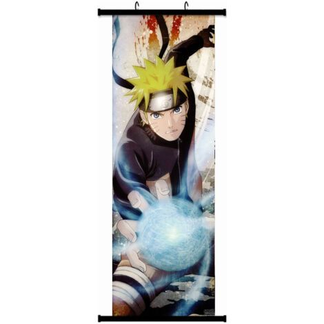 Poster Naruto, grand poster BD, Naruto Itachi Uchiha, décoration murale tissu, 90 x 30 cm (1/2)