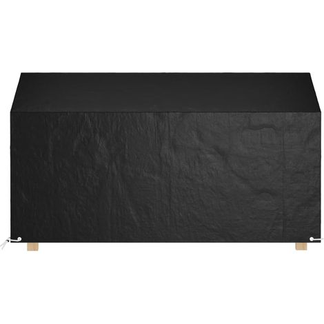 Maison Exclusive - Copri Panche Giardino 2pz 8Occhielli 190x70x70/88cm Polietilene