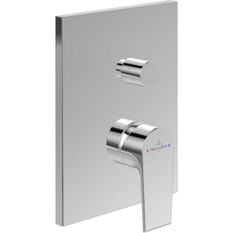 villeroy boch Villeroy & Boch Liberty grifería monomando empotrada, 150x57x190mm, TVS107005000, cromo, TVS10700500061 (1/4)