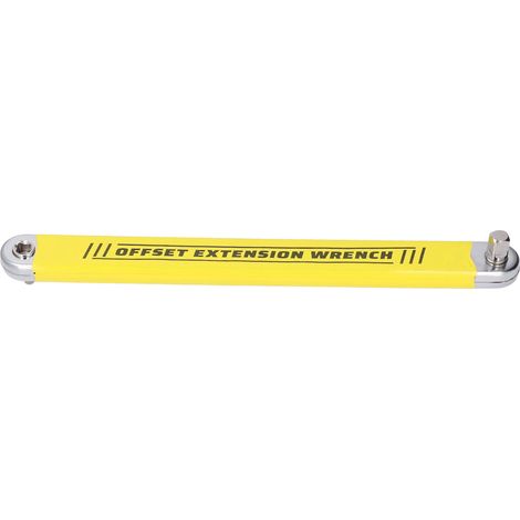 Rallonge coudée, clé à cliquet multifonctionnelle en acier à haute teneur en carbone avec adaptateurs pour douilles 1/2 po, 1/4 po et 3/8 po (1/5)