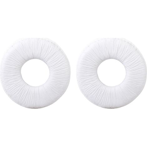 Coussinets d'oreille blancs de 70 mm, haute élasticité, durables, doux et confortables pour casque MDR ZX100 ZX300 (1/5)