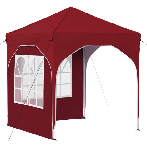 Maison Exclusive - Pop-up Partyzelt 192 x 192 x 245 cm Bordeauxro (1/5)