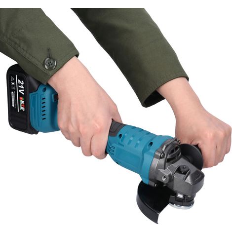21V 125mm M14 Angle Grinder, Brushless Motor, Electric Grinding Tool, Suitable for Polishing Tiles, Wood, Stone and Steel (1/5)