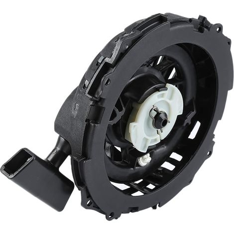 Tondeuse à gazon avec câble de démarrage, compatible Briggs & Stratton, en métal, couleur noire (1/4)