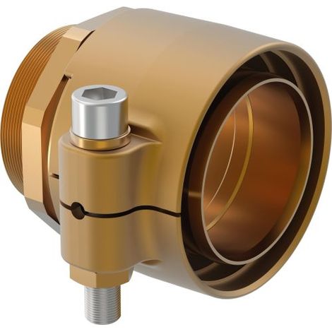 RACCORD MÂLE PN6 110X10,0-G3 AVEC FILETAGE CYLINDRIQUE, AVEC JOINTS TORIQUES, TEMPÉRATURE ET PRESSION MAXIMALE DE 10 BAR/95OC OU