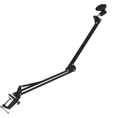 Support de microphone à bras articulé Foxnovo Broadcasting (noir) (1/5)