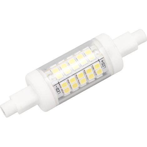 Ampoule LED R7s 80 mm 5 W à double culot, projecteur à LED blanc 6000 K, pour remplacement 220 V